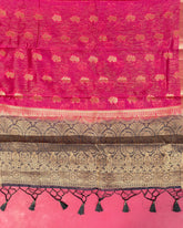 SC3492 - Tussar Shimmeer With Gold Butta